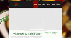 Desktop Screenshot of bcspizzaandbeer.com